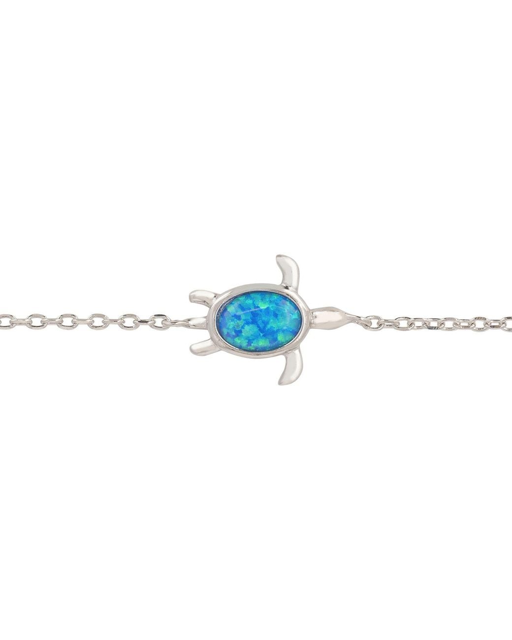 Latelita London Blue Turtle Opalite Bracelet