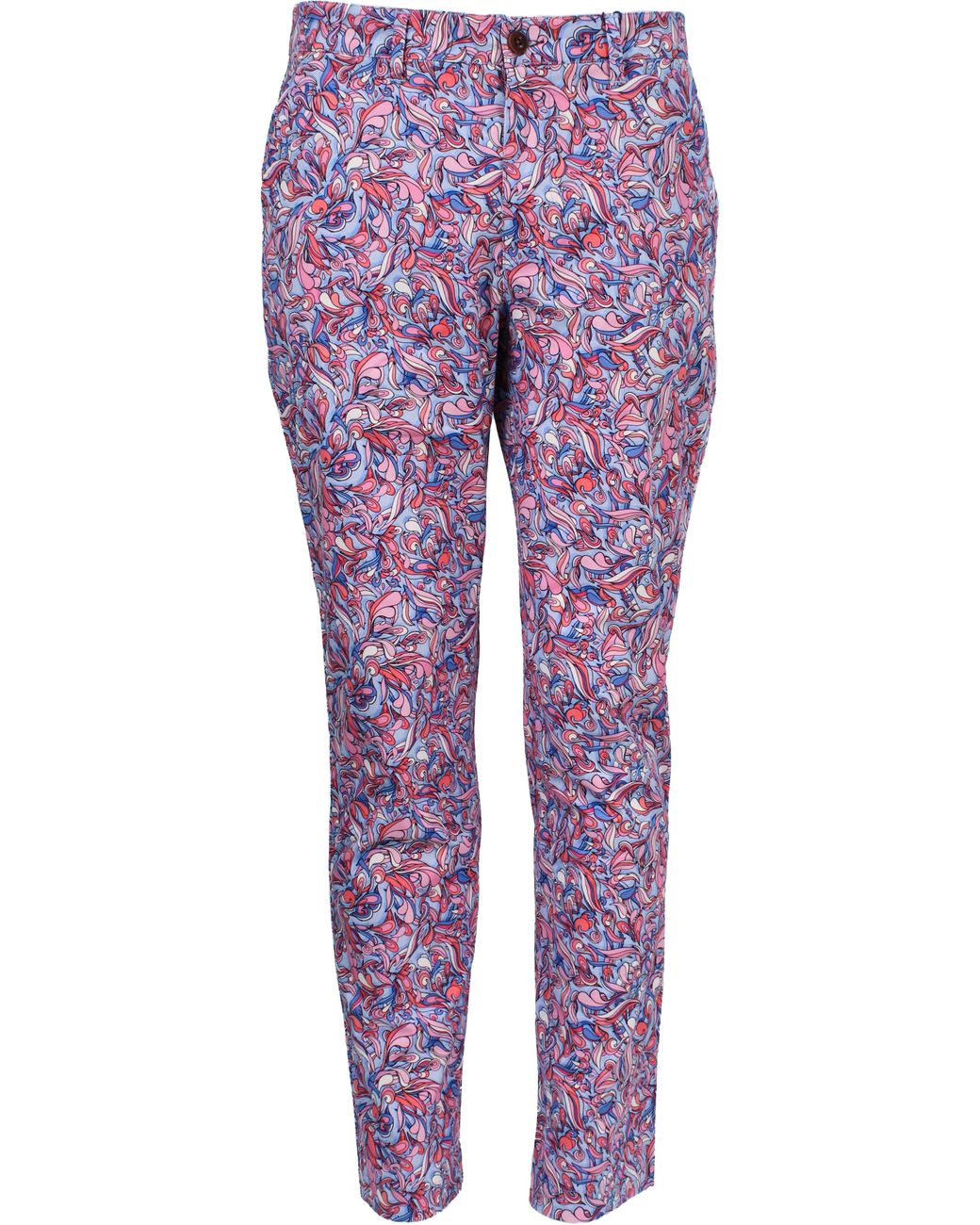 Lords of Harlech Purple Charles Paisley Layers Pant for men