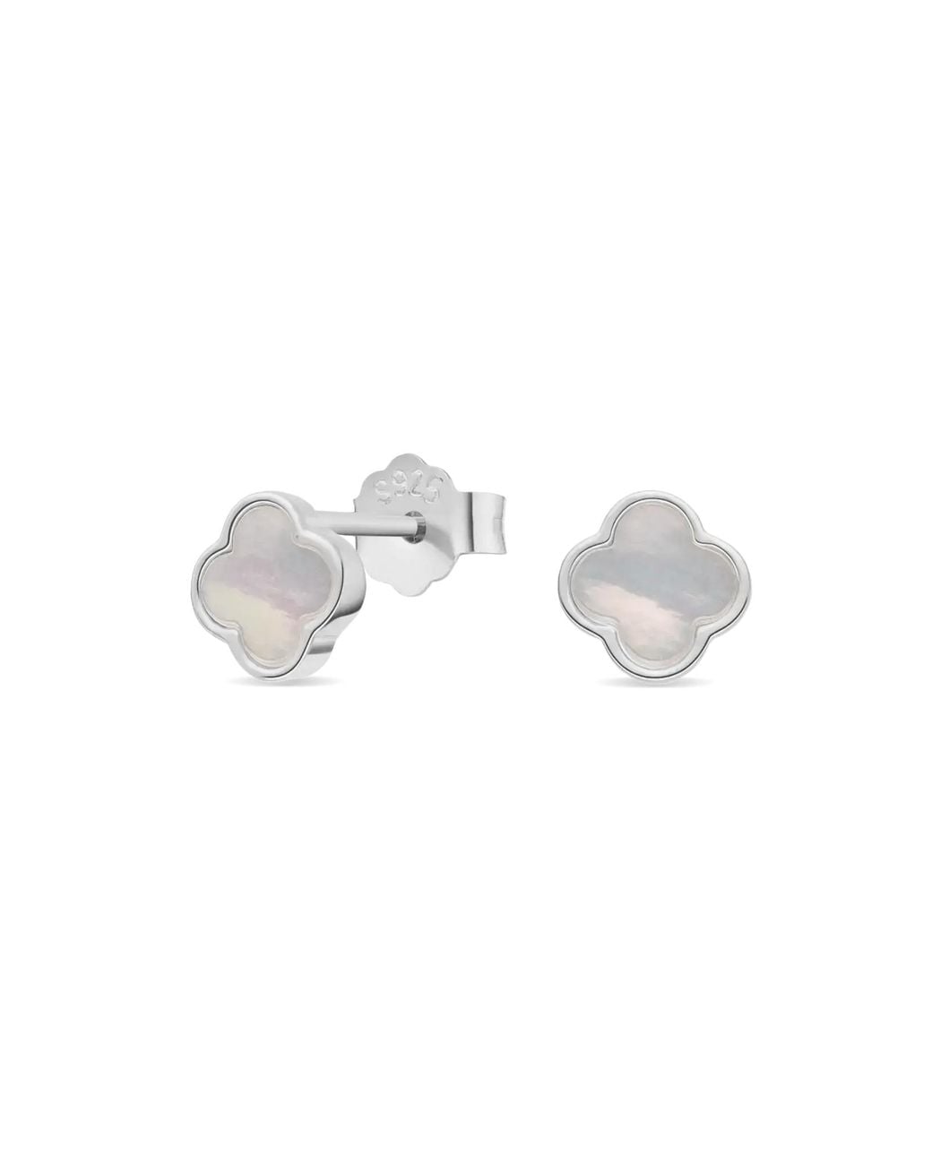 Lisa&Co. White Earrings Mother Of Pearl Joy L