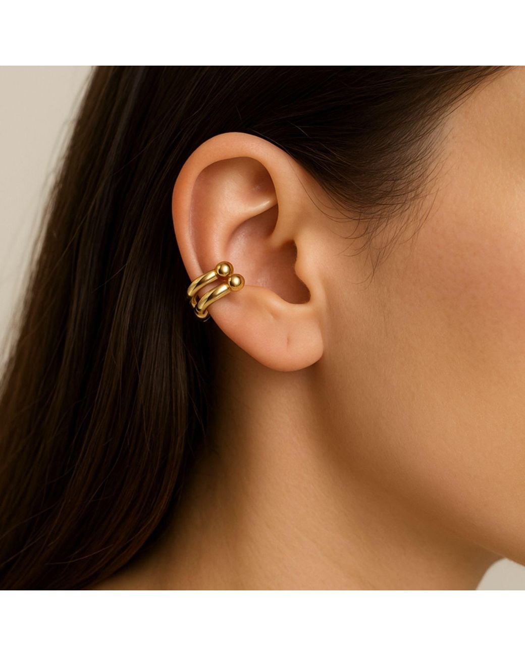 Jagged Halo Jewelry Metallic Grit Ear Cuff