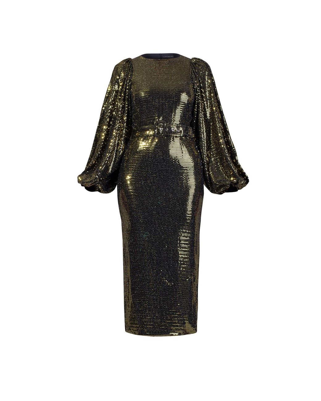 Meem Label Black Willow Sequin Dress