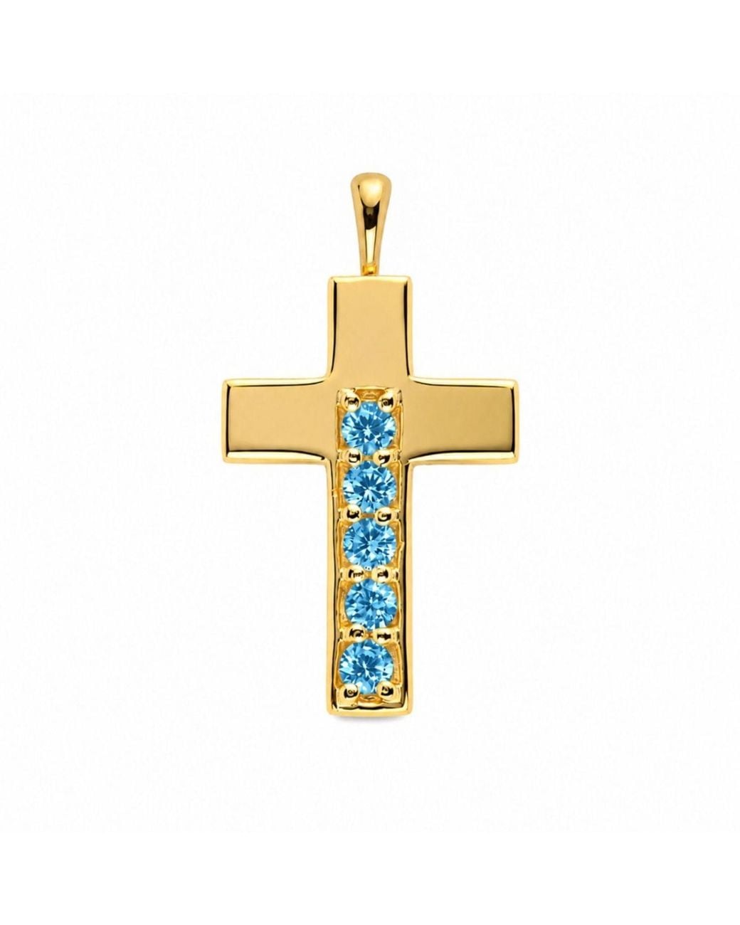 Belinda Jewelz Metallic Swiss Cross Pendant
