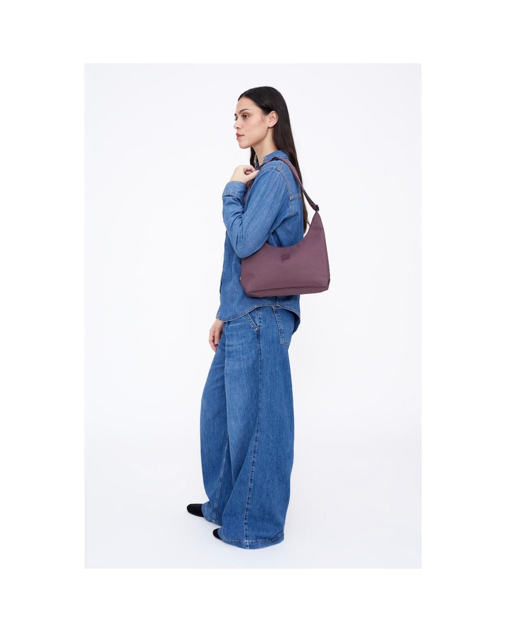 Lefrik Purple Bico Bag Stripes