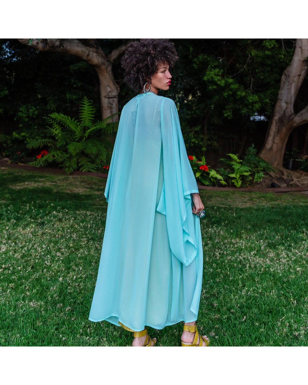 Jennafer Grace Blue Tiff Kimono