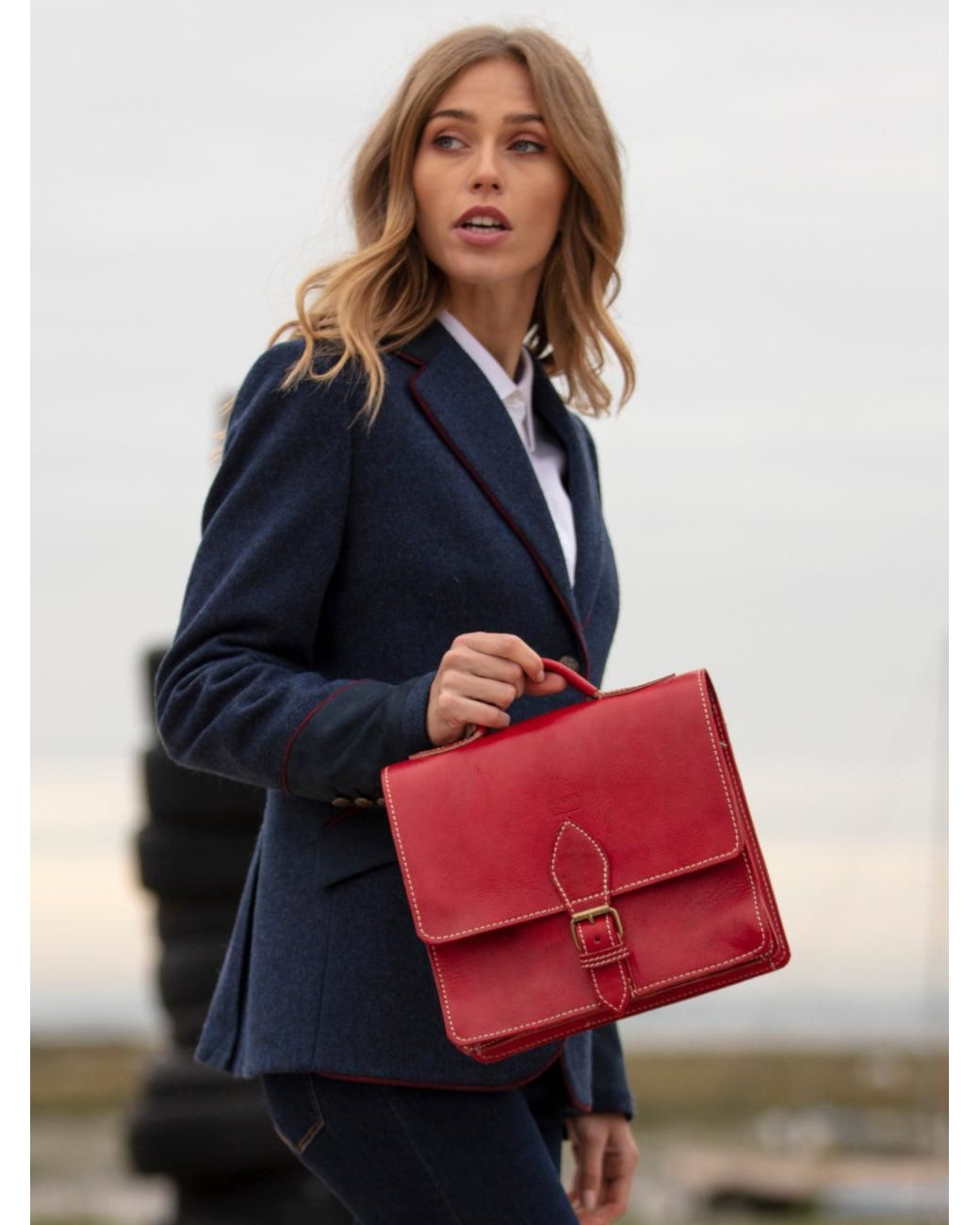 Berber Leather Red The Casablanca Mini Satchel