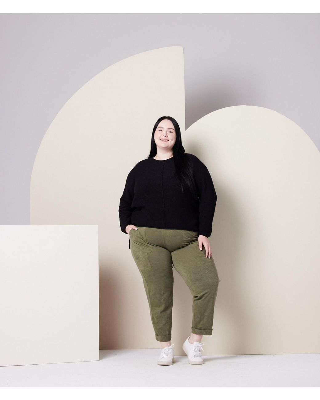 Known Supply Green Mid Rise Slim Pants
