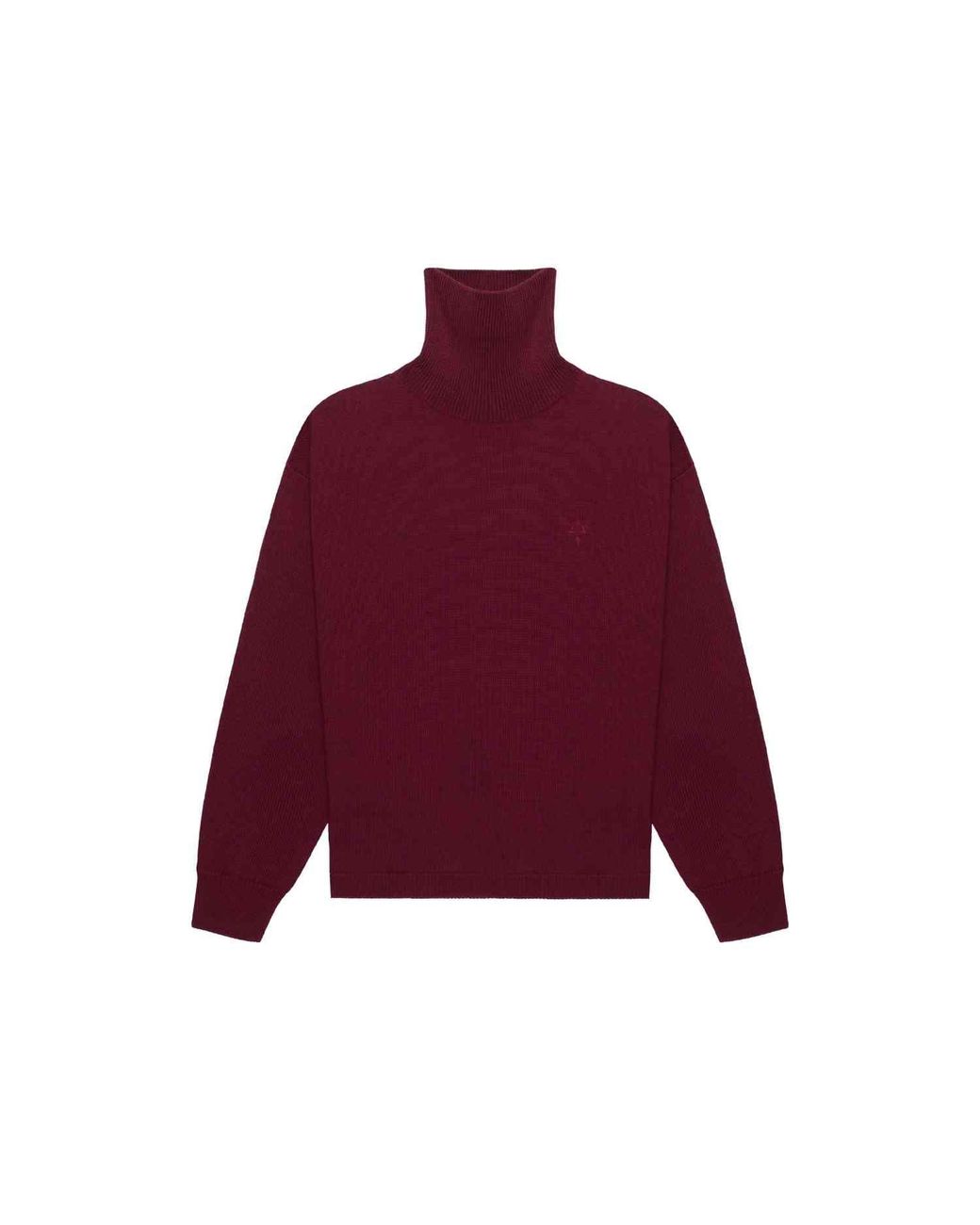 PLACE OF ELMS Purple Barolo Turtleneck Sweater for men