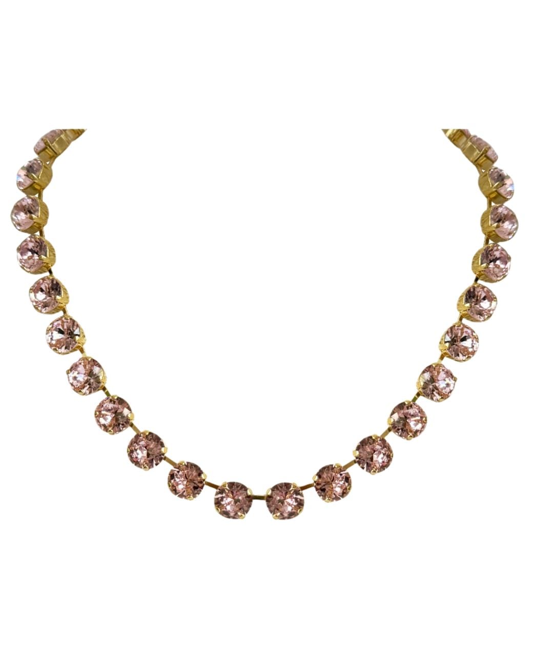 Laura Gray Black Adjustable Light Crystal Riviera Necklace