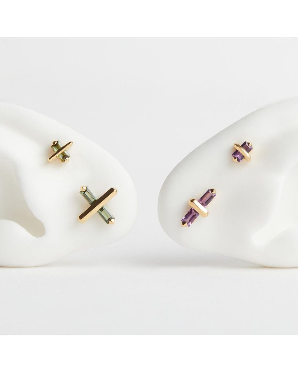 Kasun Metallic Candy Kiss Earrings
