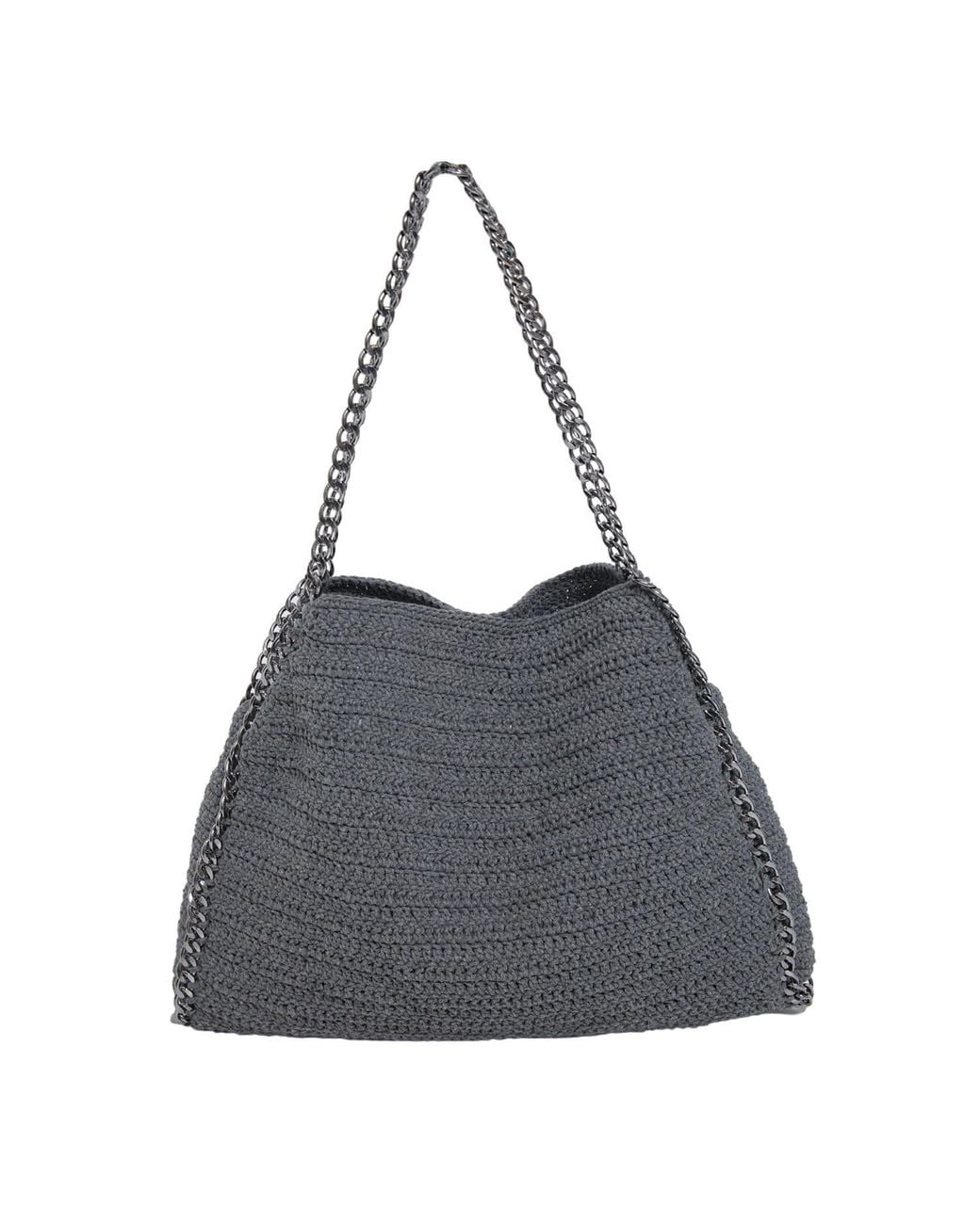 N'Onat Gray City Chain Hand Crochet Tote Bag