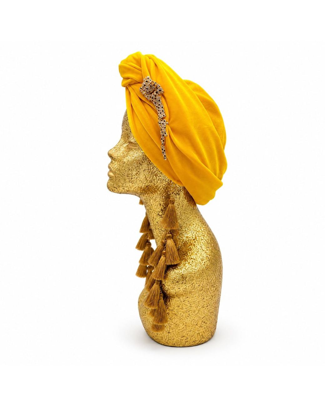 Julia Clancey Yellow Leopardita Sunshine Turban