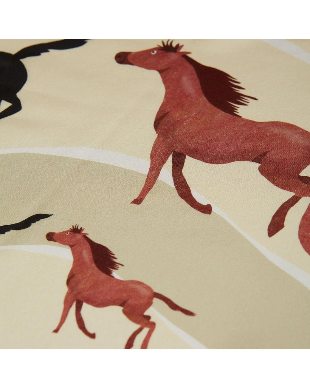 Fenella Smith Purple Running Horse Silk Scarf