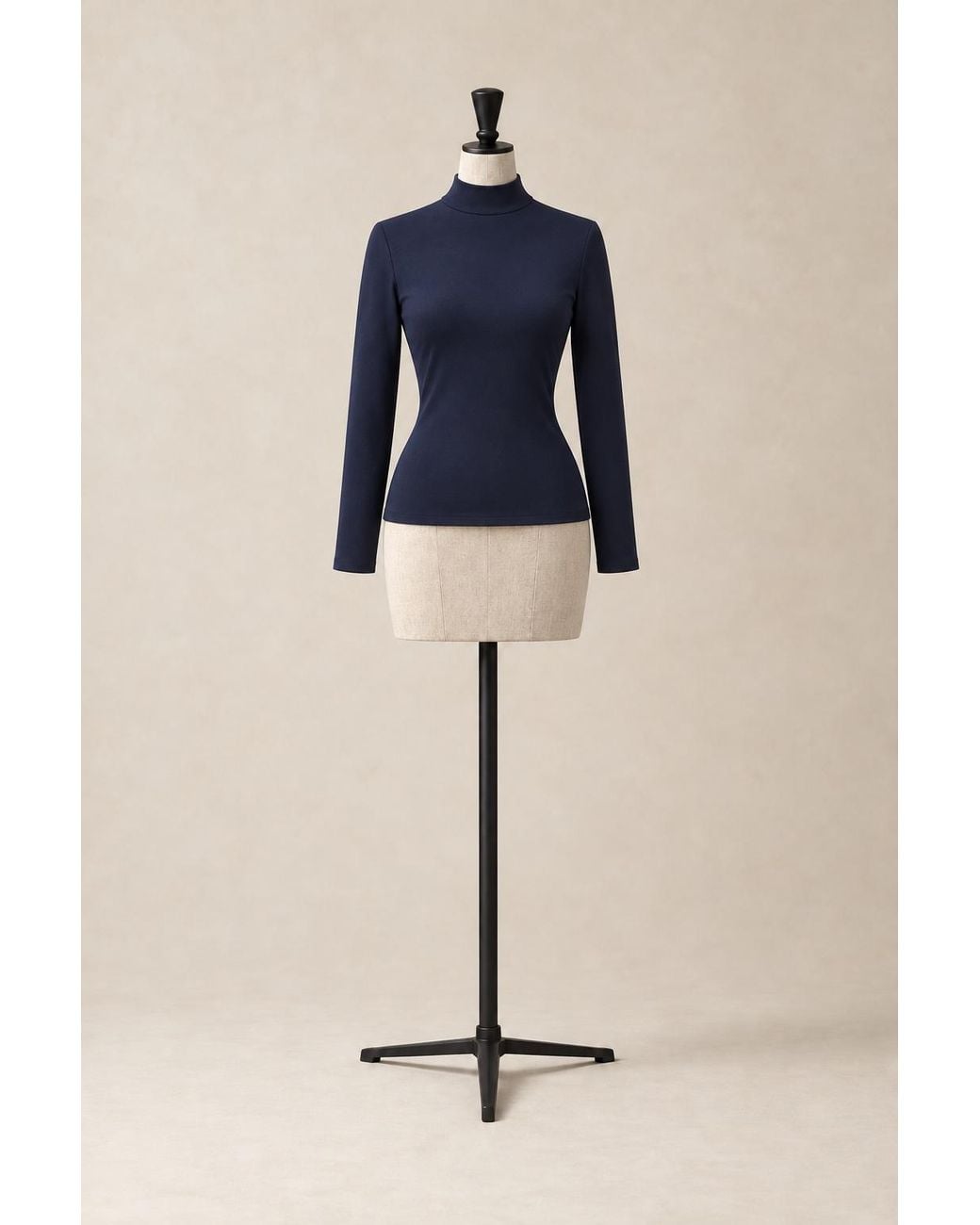 The Ethos Studio Blue Spine Turtleneck