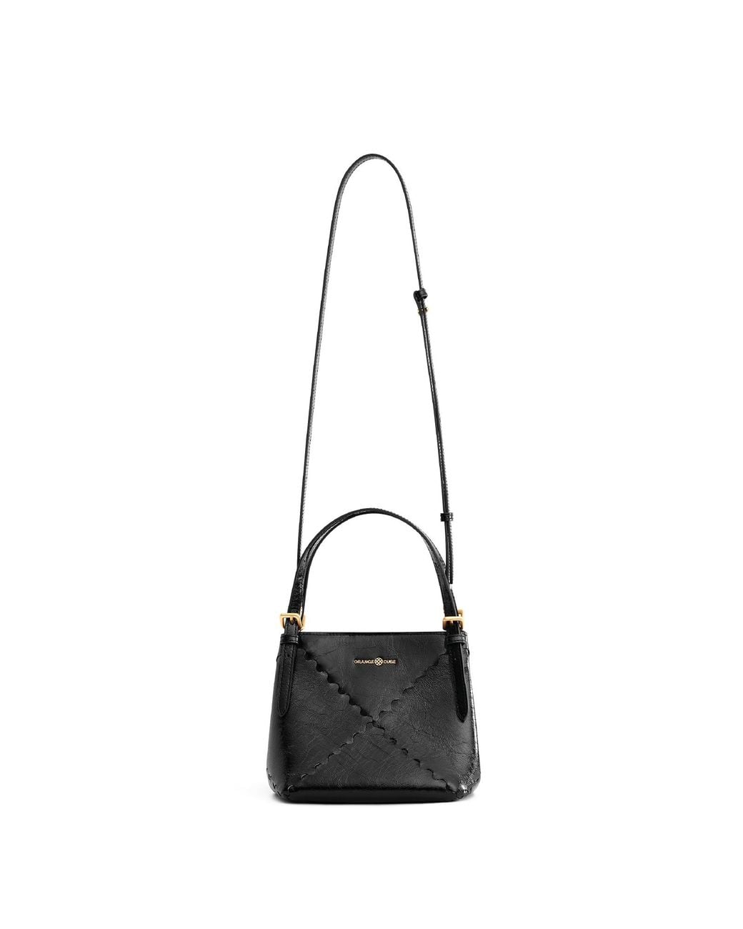 Orange Cube Black Dusk Mosaic Mini Tote