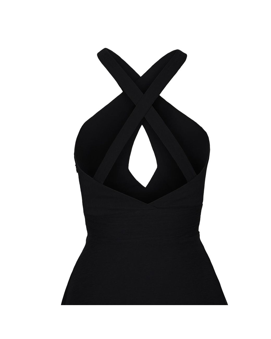 Anse Victorin Black Tiara Silk Dress