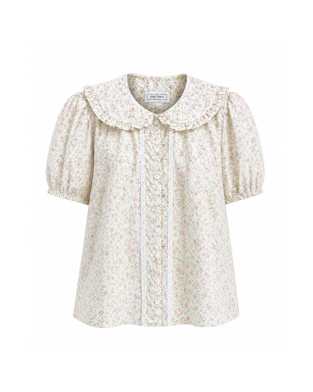 The Well Worn White The Luna Blouse – Primrose