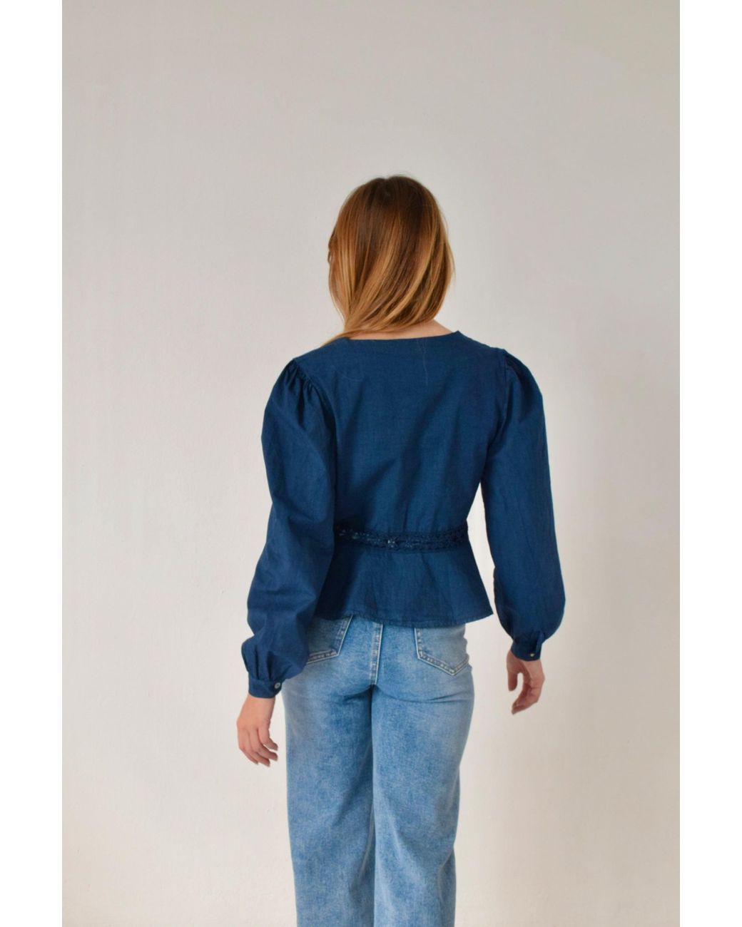 Mind Traveler Blue Roma Blouse