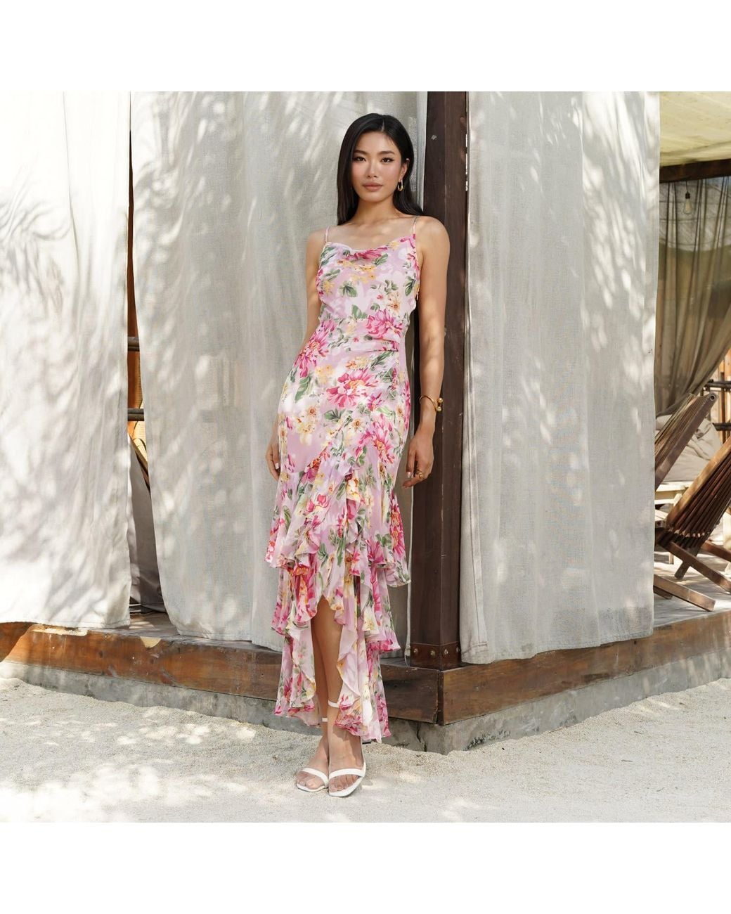 Yumi Kim Pink Carmine Maxi Dress