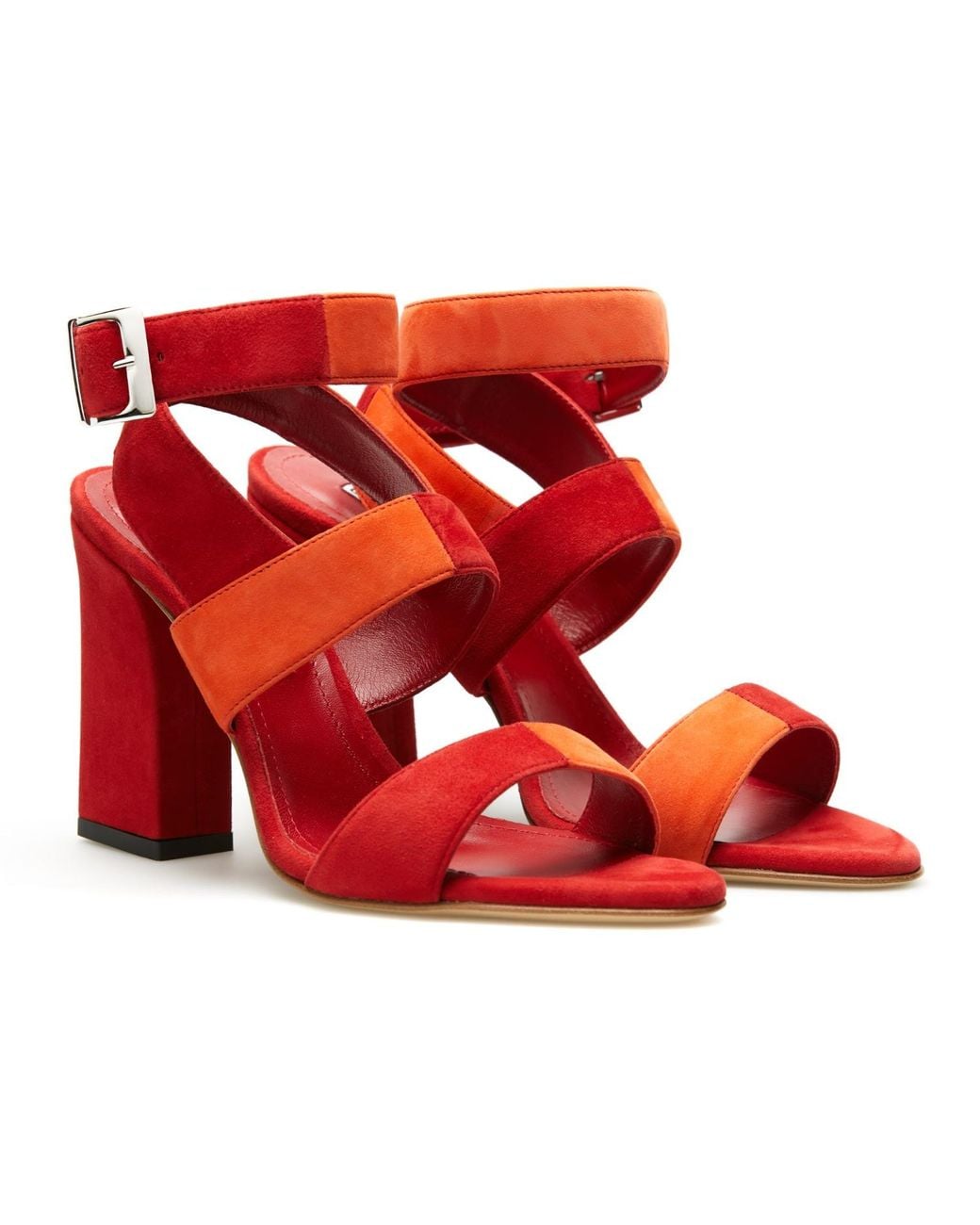 Rosamund Muir London Red Stefana Sole Sandals