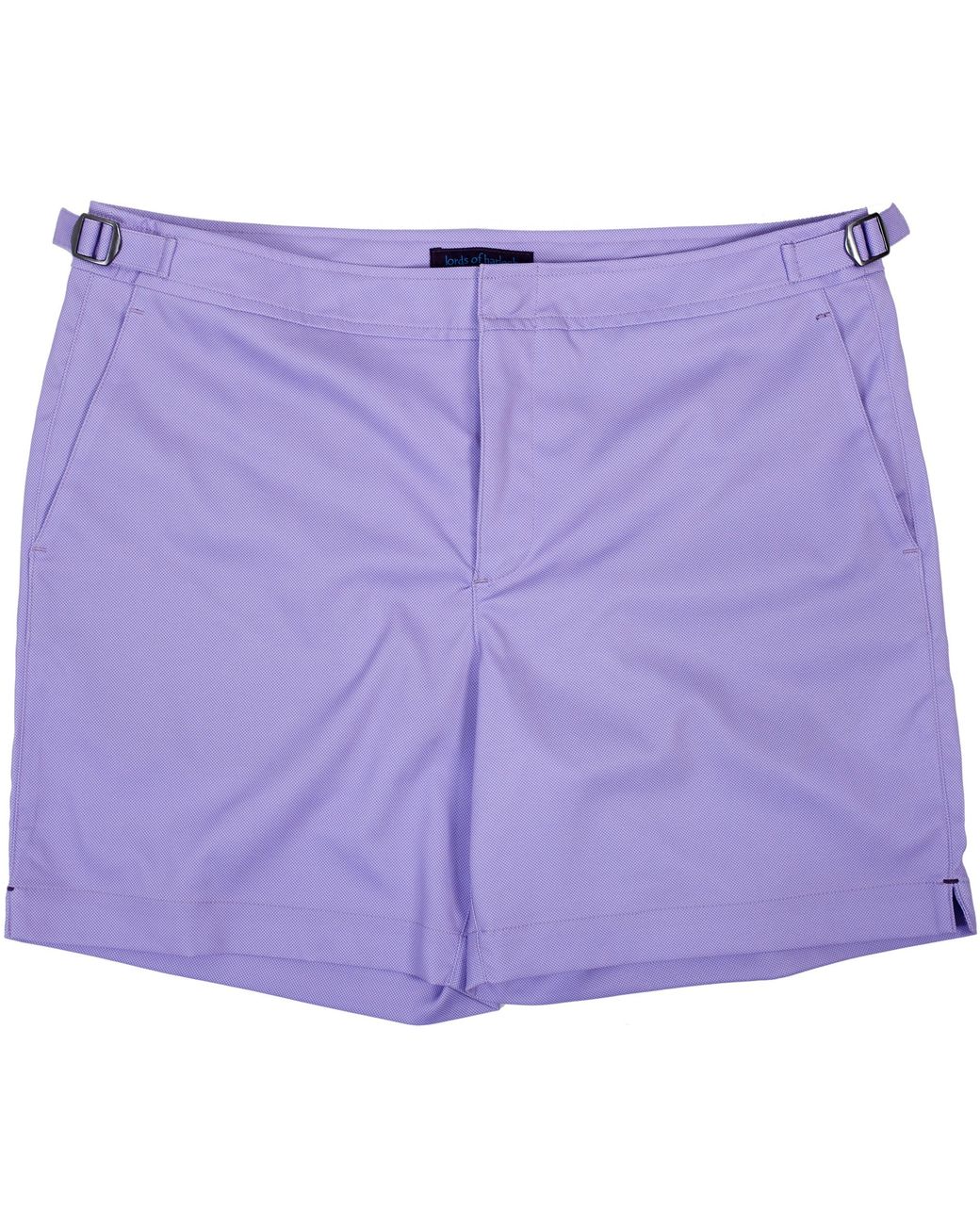 Lords of Harlech Purple Pool Oxford Swim Short for men