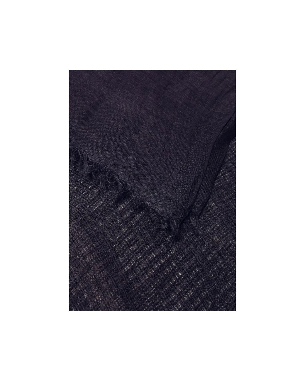 Heritagemoda Blue Neutrals Handmade Timeless Linen Scarf