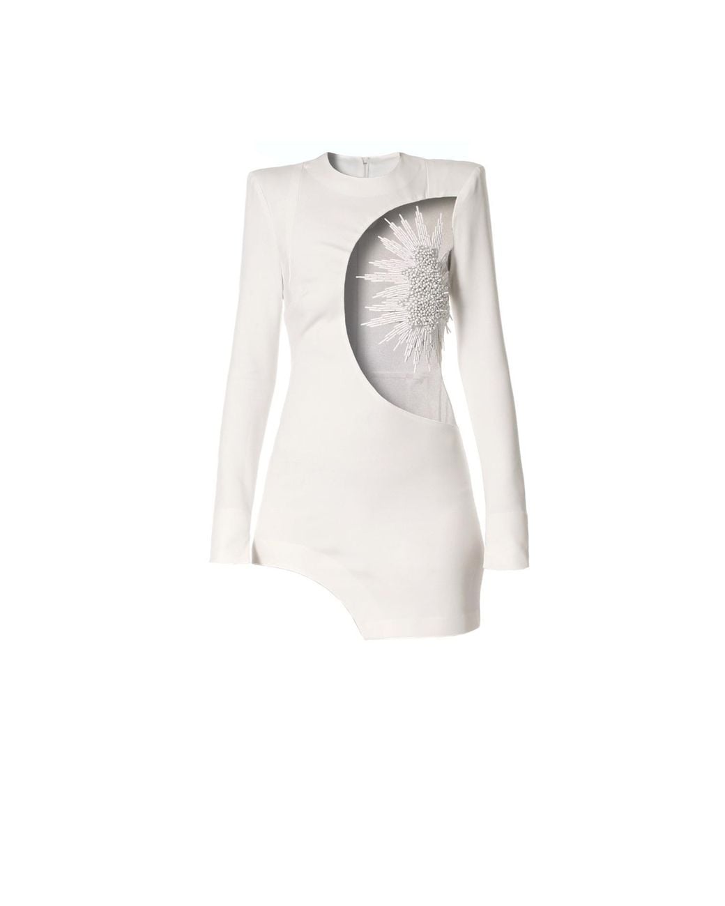 AGGI by HALEWSKI White Rebel Ecru Dress