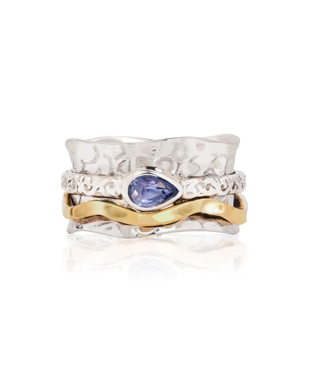 Charlotte's Web Jewellery White Aura Magic Spinning Ring