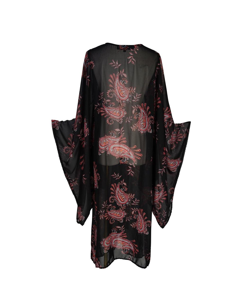 Jennafer Grace Black Vera Paisley Kimono