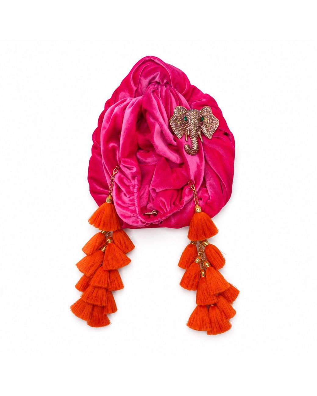 Julia Clancey Red Nellita Hotty Chacha Turban