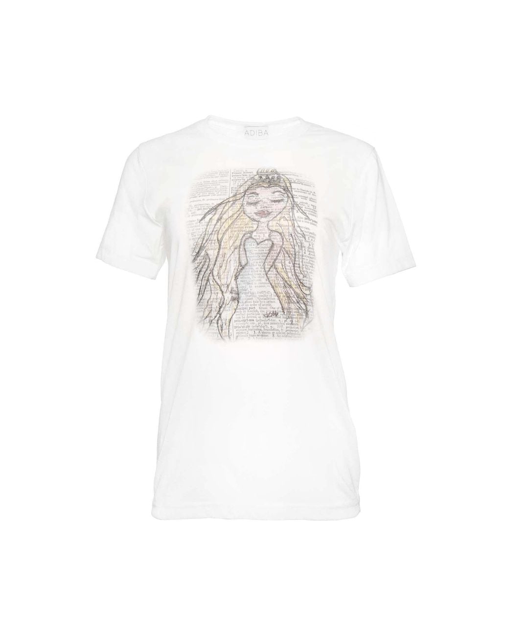 ADIBA White Imperfect Princess Long Tee