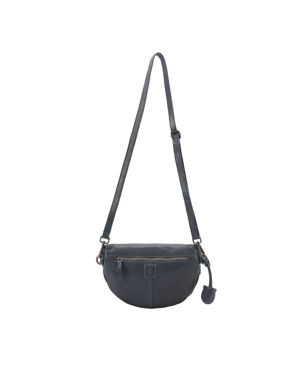 Lloyd Baker Gray Birch Leather Crossbody Bag