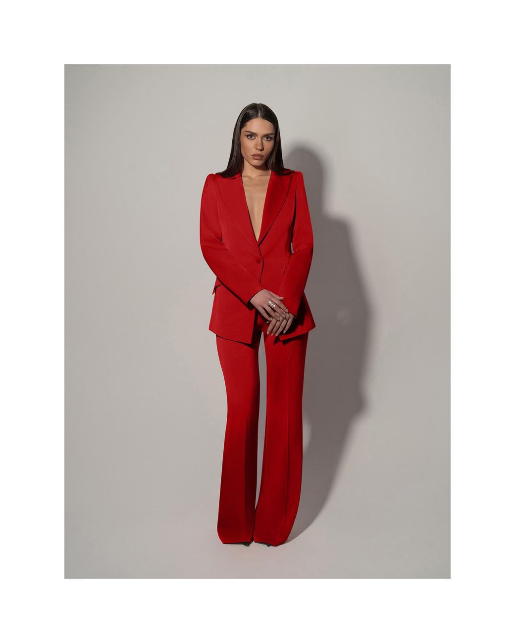 Tia Dorraine Illusion Classic Tailored Blazer
