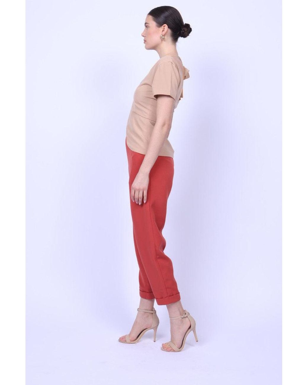 Mary Dickow Brown Mathilde Top-Rosy Latte
