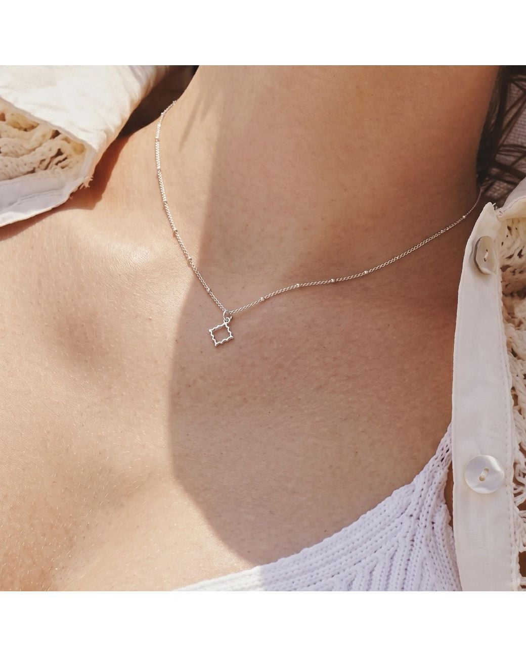 With Love Darling Metallic Community Necklace
