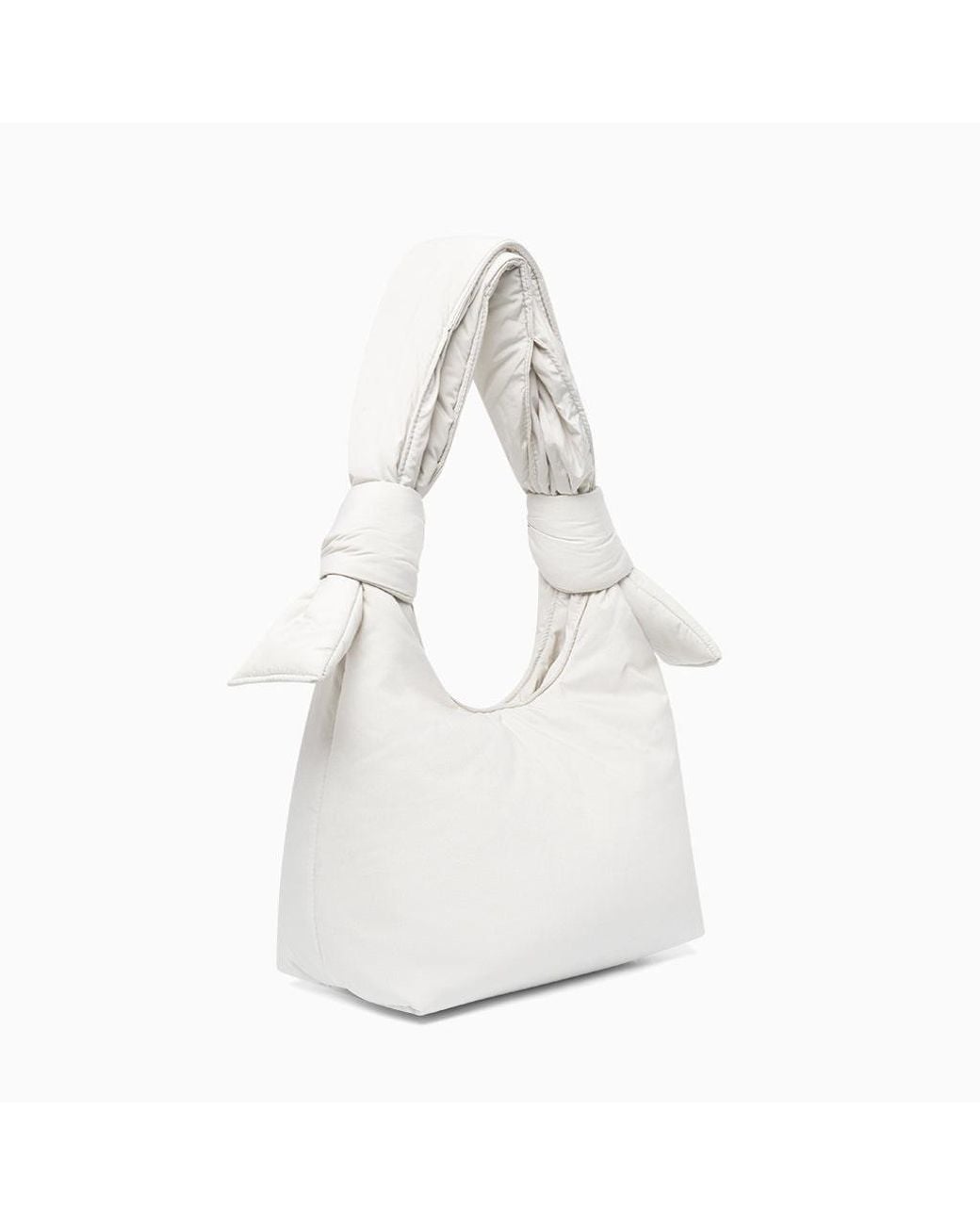 Lefrik White Biwa Puffy Mini Bag Ice