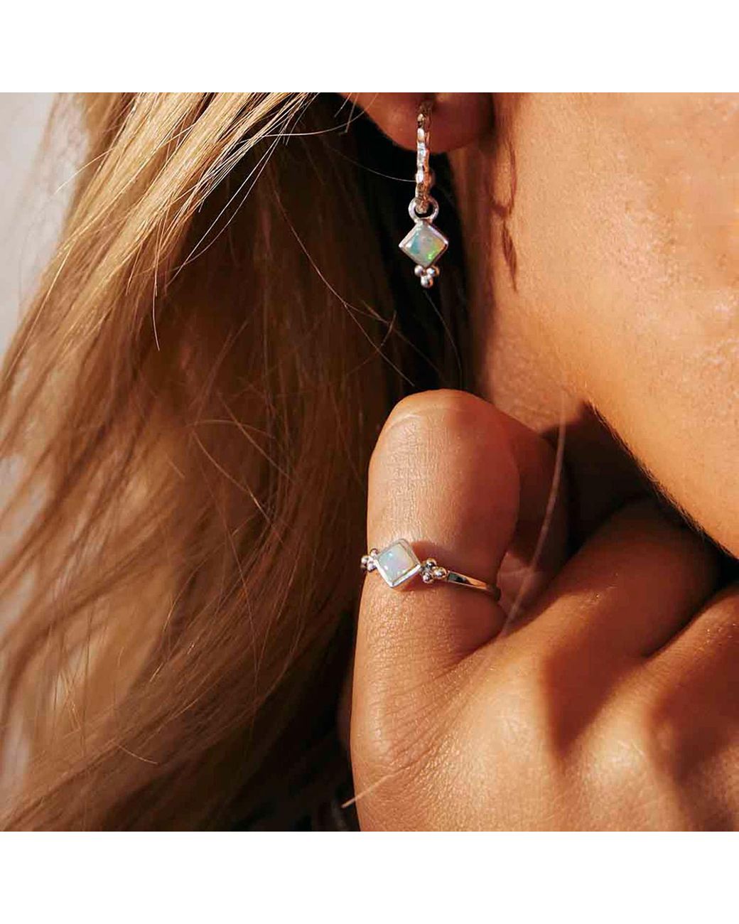 Charlotte's Web Jewellery White Divinity Princess Ring