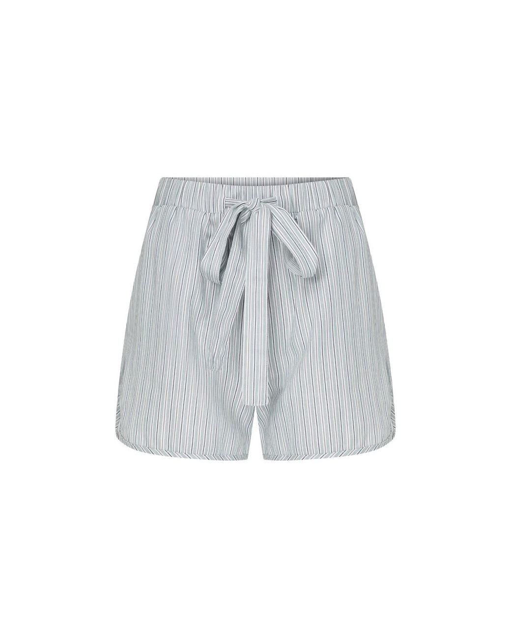 NAZLI CEREN Gray Jeny Cotton Shorts