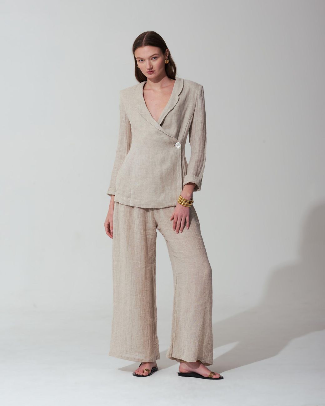 MARICEL Natural Neutrals Morgana Trousers
