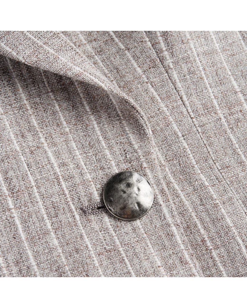 Vulto Gray Neutrals Silk Linen Jacket
