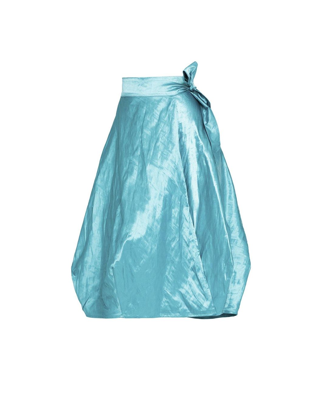 Bianca Popp Blue Wrapped Skirt