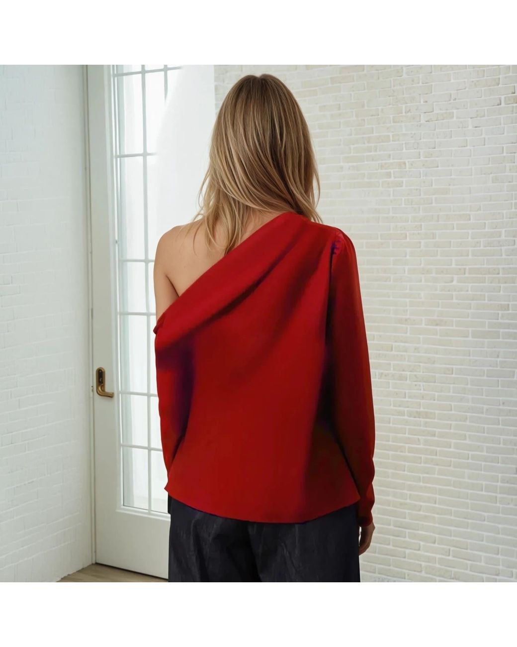 Yumi Kim Red Nikola Top