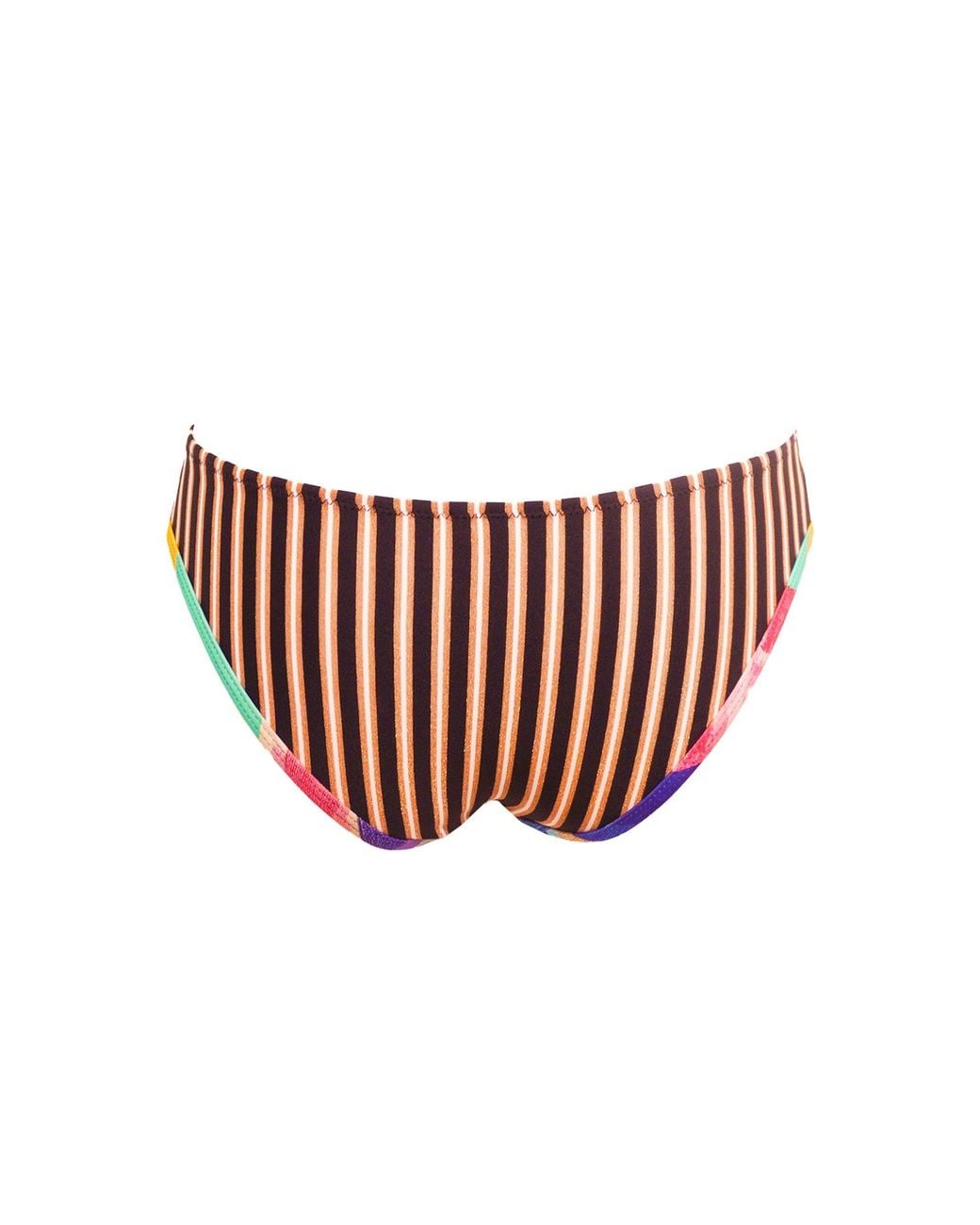 Aulala Paris Brown Aulala X Risbo Artistic Bikini Bottom Utopia