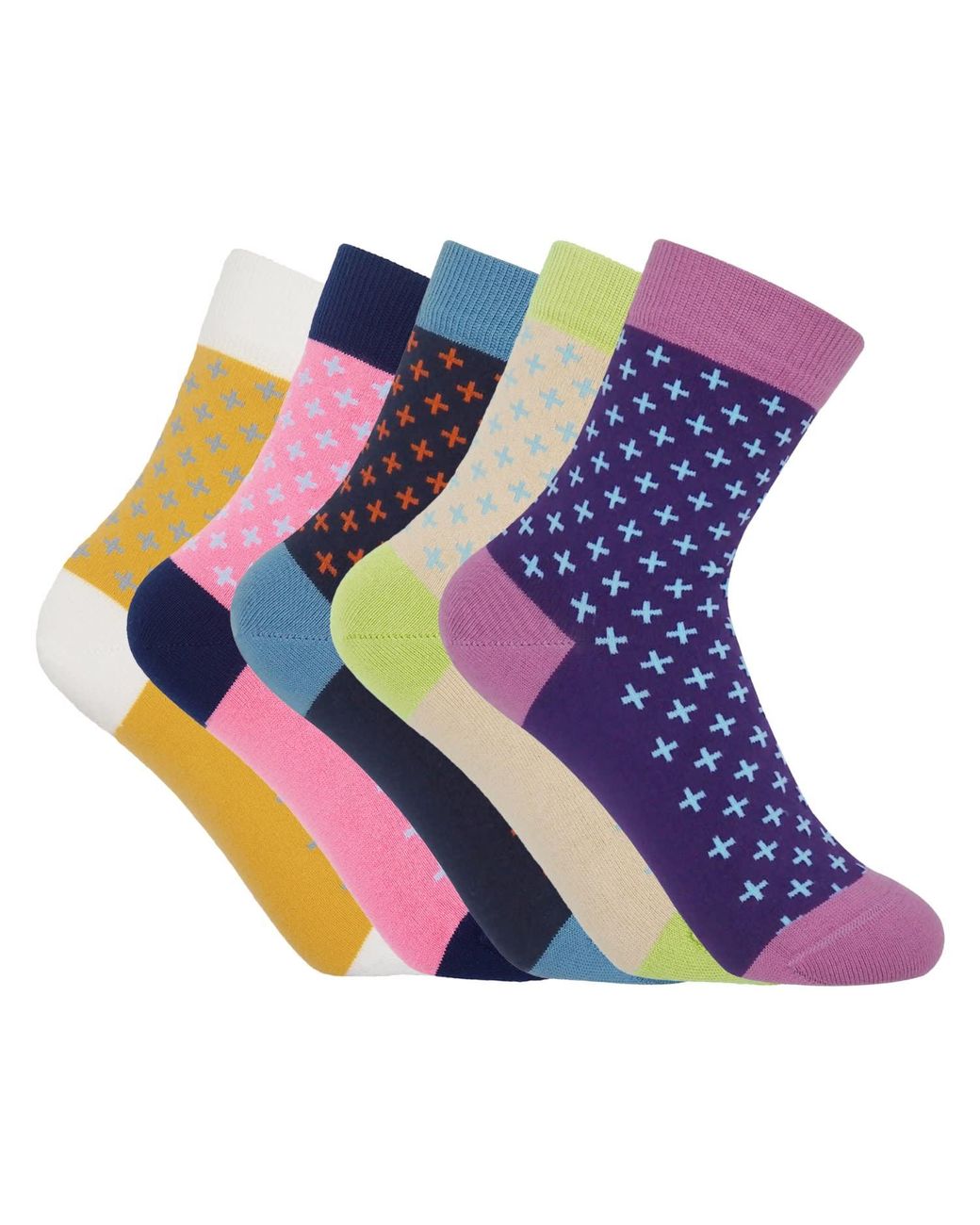 Peper Harow - Made in England Blue Crosslet Socks Bundle
