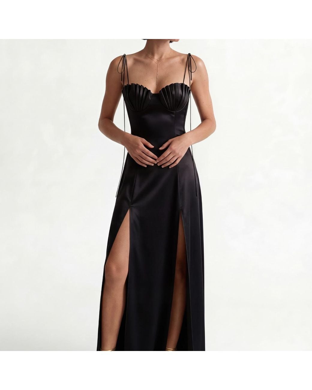 La Musa Black Mermaid Dress