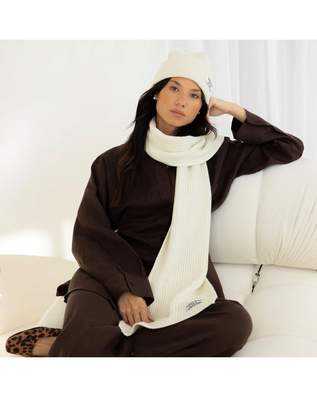 Arctic Fox & Co. Natural Recycled Bottle Scarf