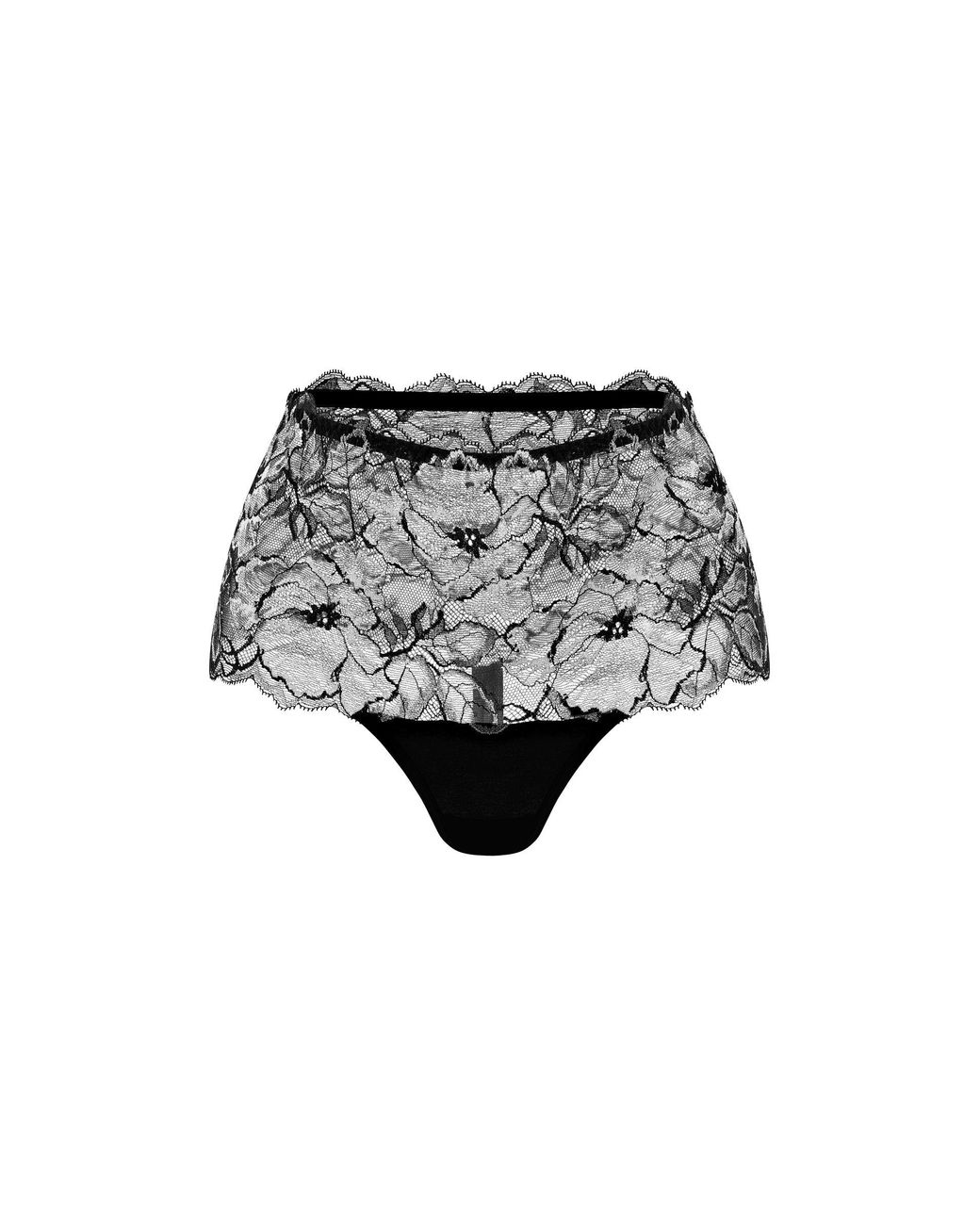 Zhilyova Black Aura High-Waisted Thong