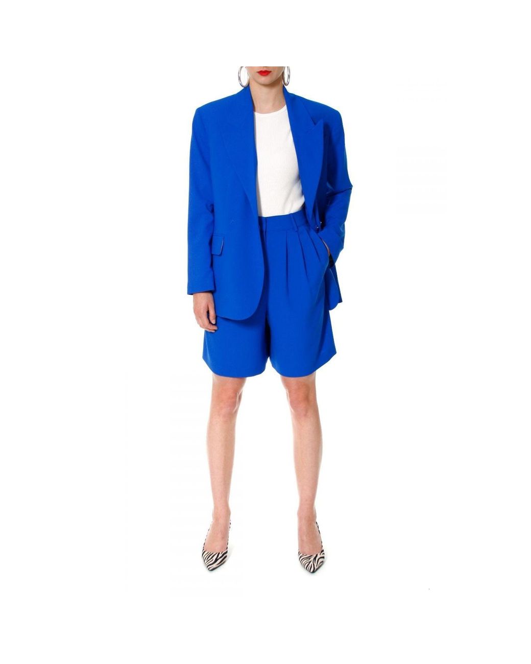 AGGI by HALEWSKI Blue Ramona Classic Blazer