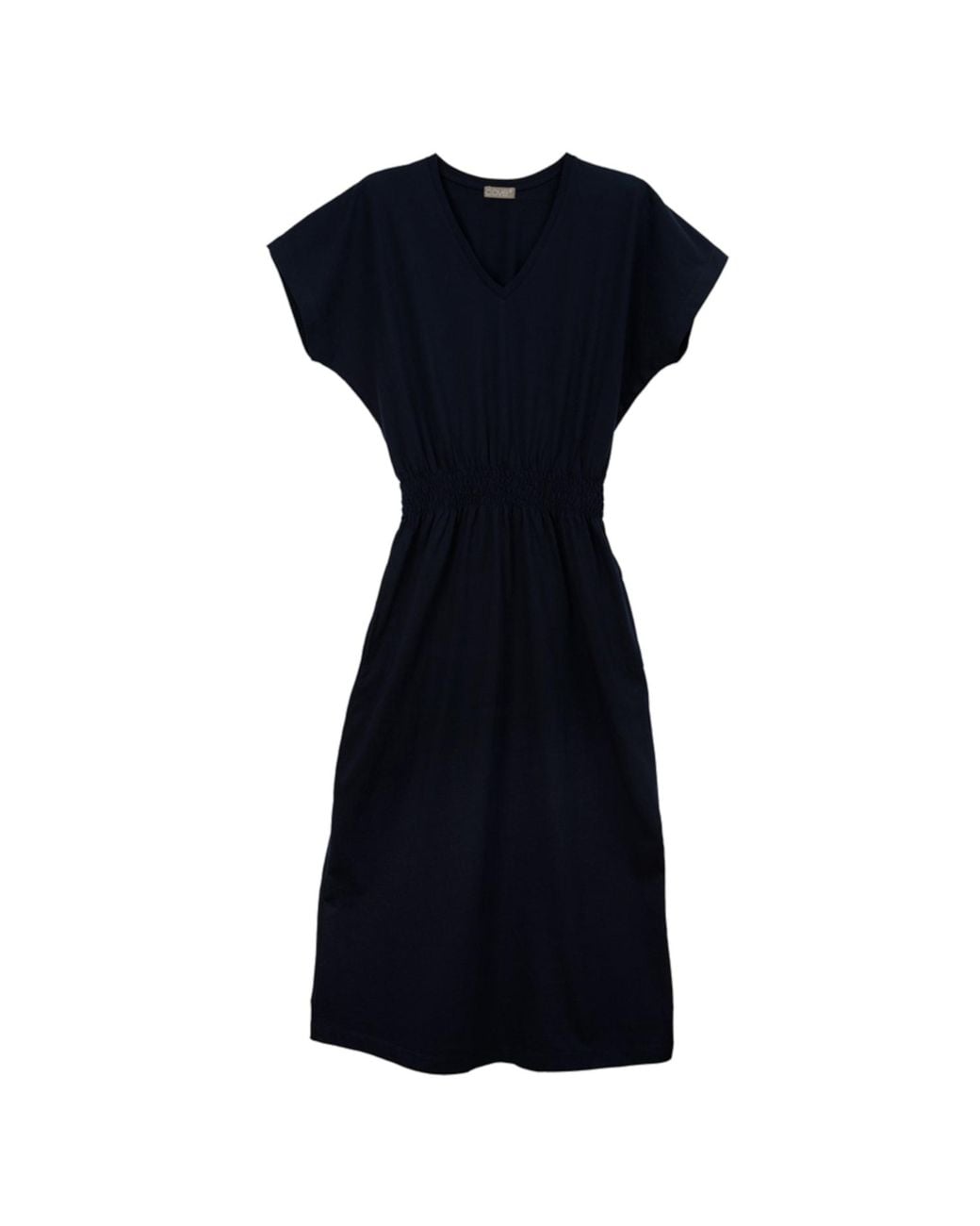 Cove Blue Bali Midi Dress With Pockets