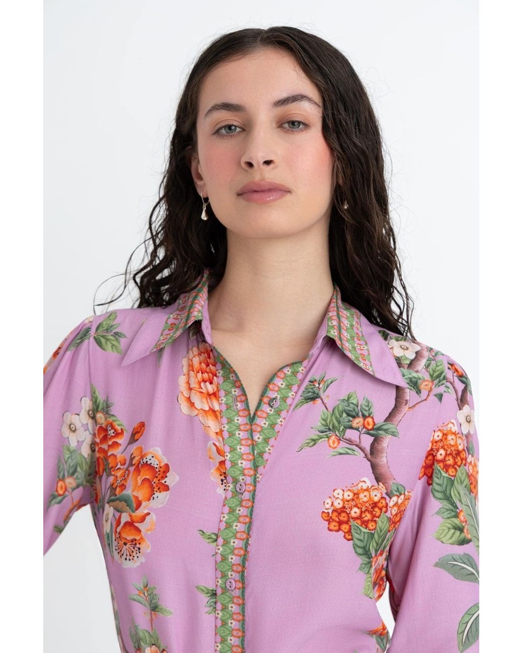 Raishma Pink Enola Lilac Midi Dress