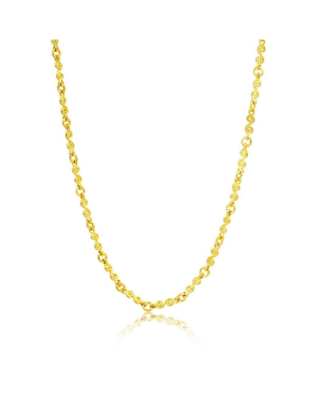 Ece London Metallic The Ripple Necklace